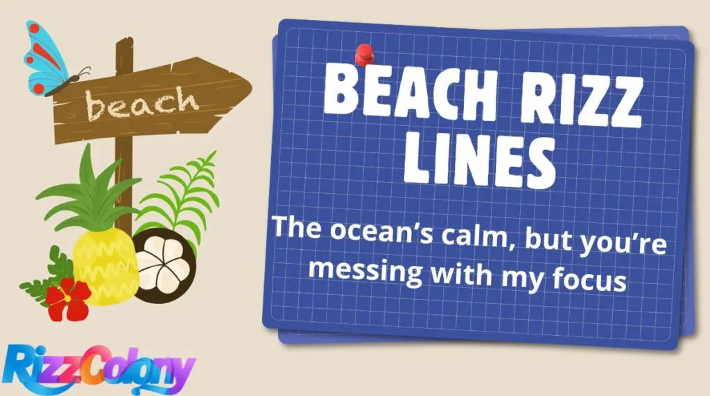 Beach Rizz Lines