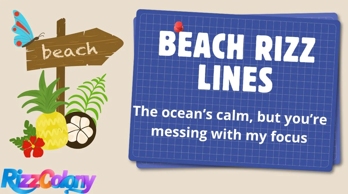 Beach Rizz Lines