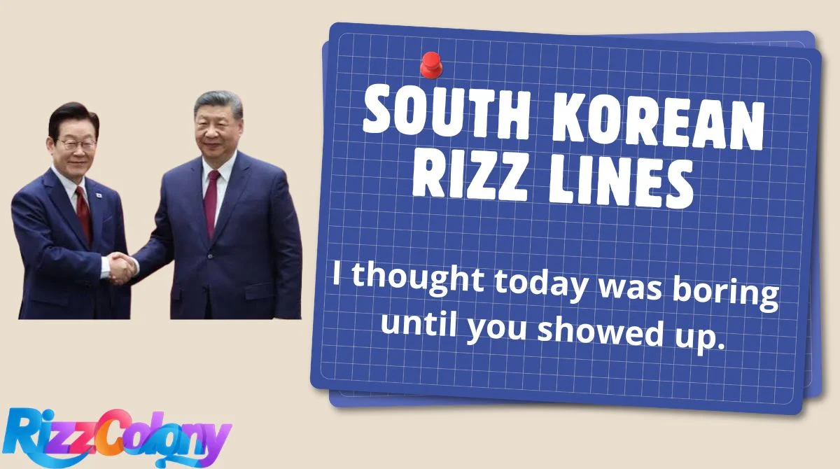South Korean Rizz Lines